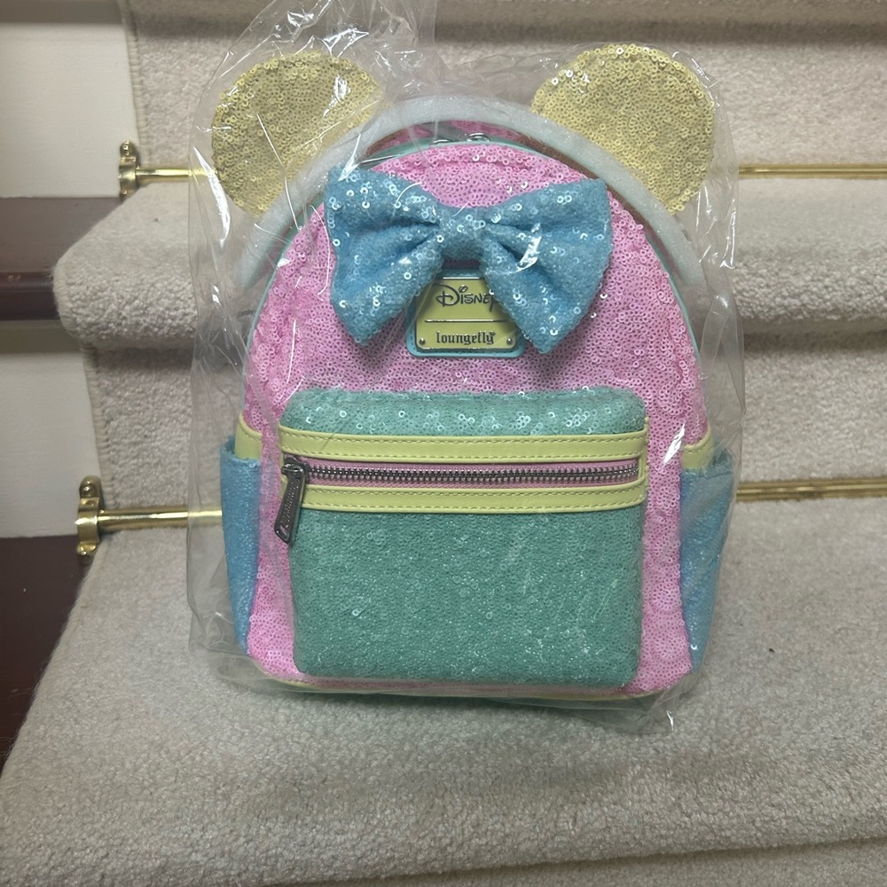 Loungefly Pink and Blue Sparkly Bags